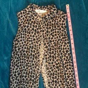 Animal Print Button Down